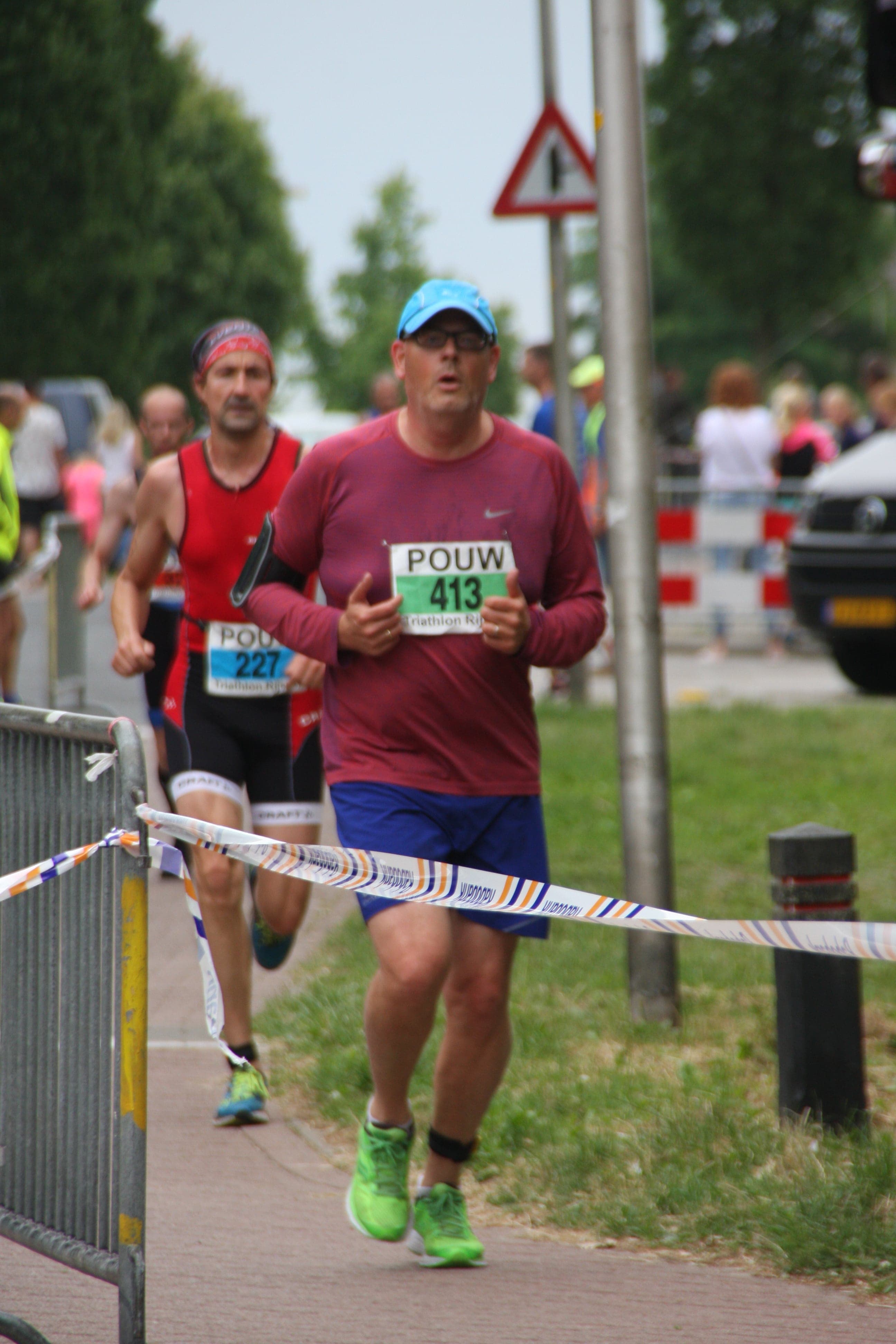 Moment tijdens het traject